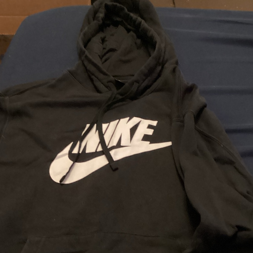 Nike Black and White Men's Hoodie